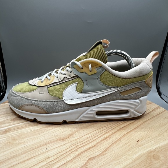 Nike Air Max 90 Futura sneakers in the "Buff Gold" Colorway Womens 10 - Picture 7 of 16